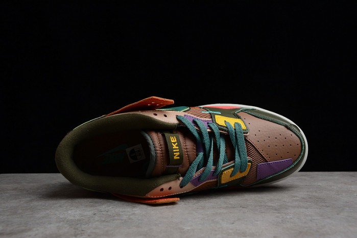 nike dunk low scrap archeo brown - db0500-200