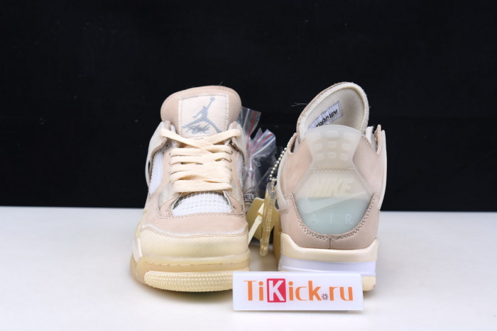 air jordan 4 retro ofw sail cv9388-100