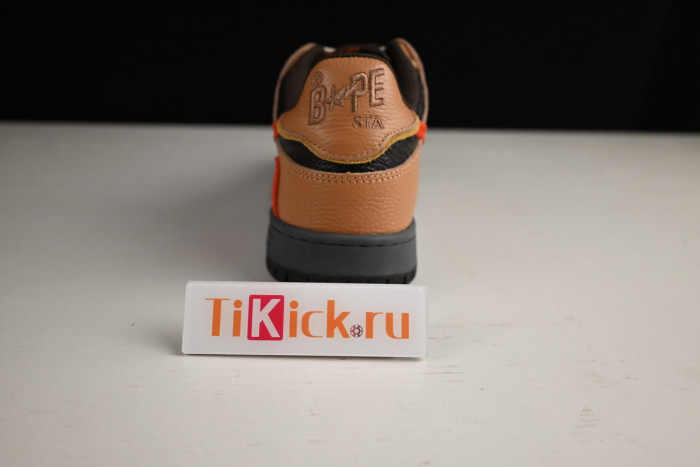 bape sta sk8 to nigo light brown/black/red 1g70191034011