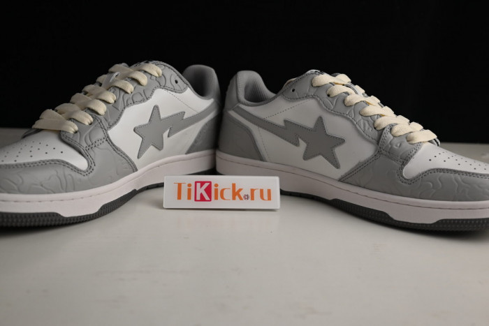 bape sta sk8 to nigo light grey/white/beige aa1g801009i