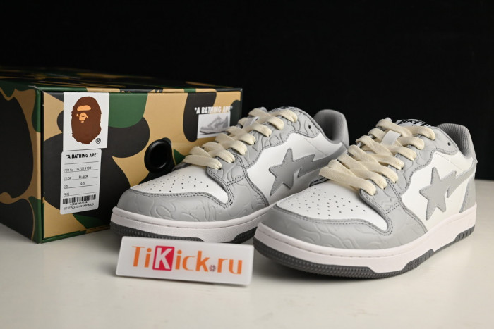 bape sta sk8 to nigo light grey/white/beige aa1g801009i