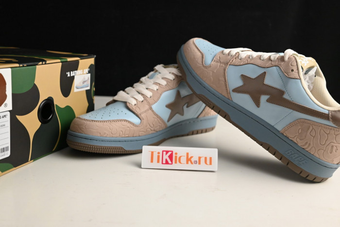 bape sta sk8 to nigo sky blue/khaki/beige 1g70191035