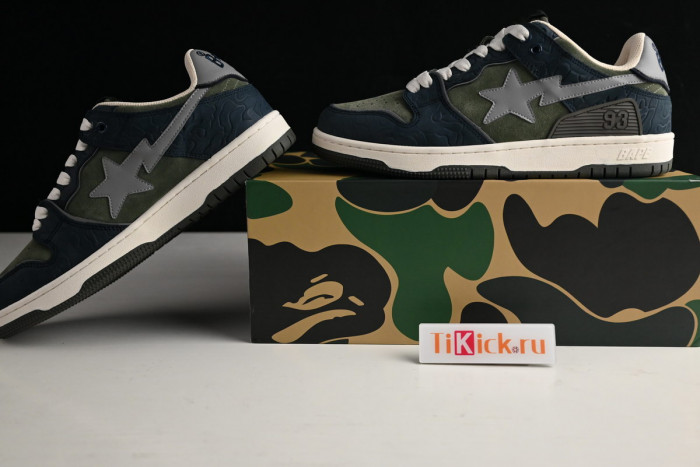 bape sta sk8 to nigo low ‘army green’ 1h80291019