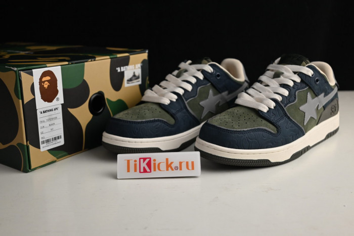bape sta sk8 to nigo low ‘army green’ 1h80291019