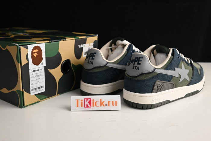 bape sta sk8 to nigo low ‘army green’ 1h80291019