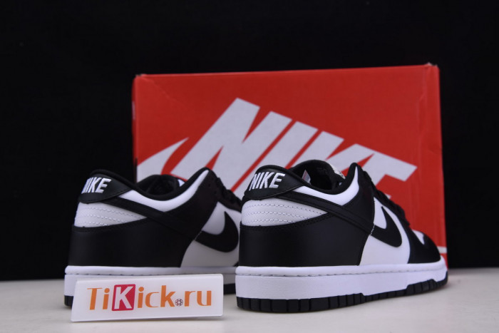 nike dunk low retro white black (2021) dd1391-100