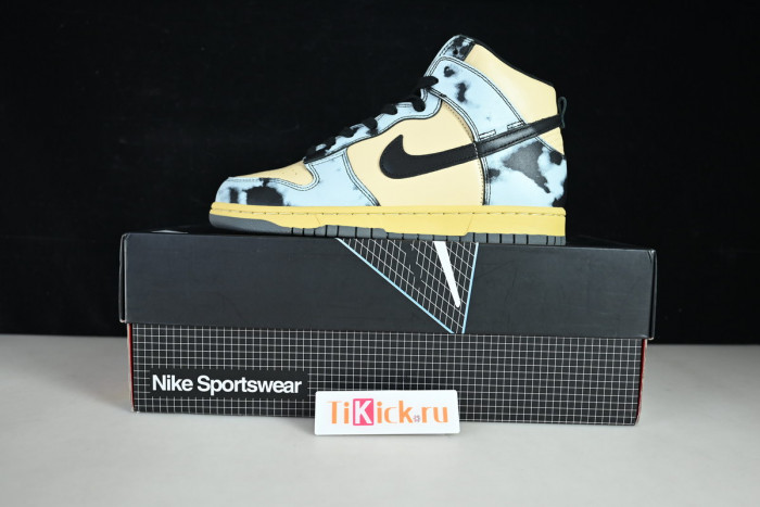 nike dunk high 1985 black acid wash - dd9404-700
