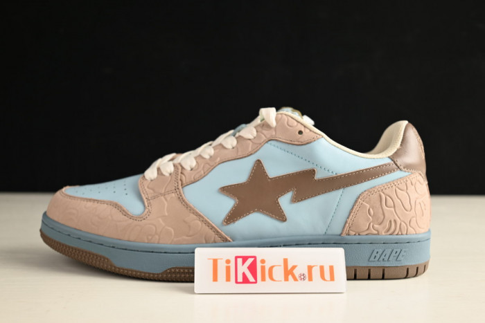 bape sta sk8 to nigo sky blue/khaki/beige 1g70191035