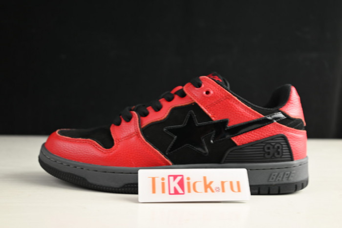 bape sta sk8 to nigo light brown/black/red 1g70191034011