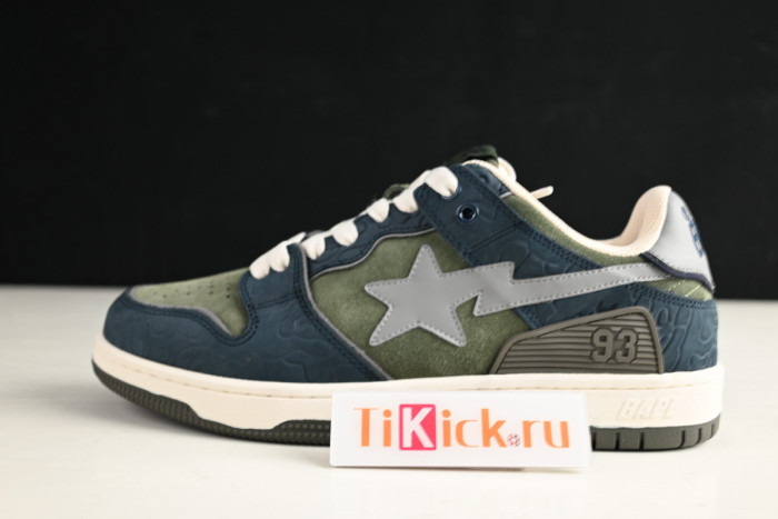 bape sta sk8 to nigo low ‘army green’ 1h80291019