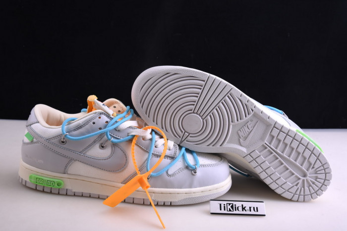 ofw x nike dunk low lot 2 dm1602-115