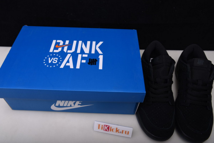 nike dunk low sp undefeated 5 on it black - d09329-001